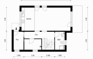 4-Zimmer-Einfamilienhaus, ca. 146 m²; EG mit Terrasse