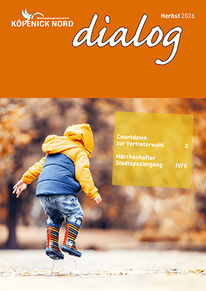 Titel der Herbstausgabe der Mitgliederzeitung dialog