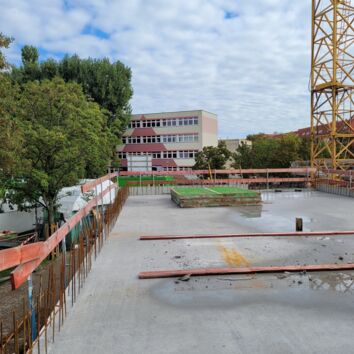 September 2022 - Blick Richtung Grundschule