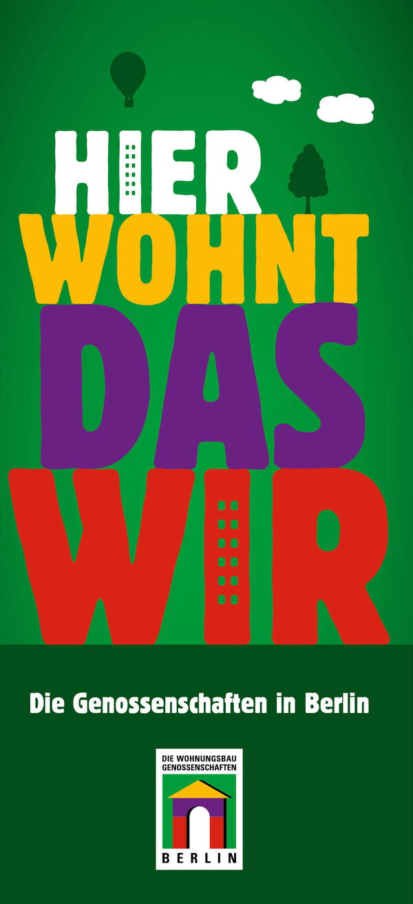 Flyer Wohnungsbaugenossenschaften Berlin